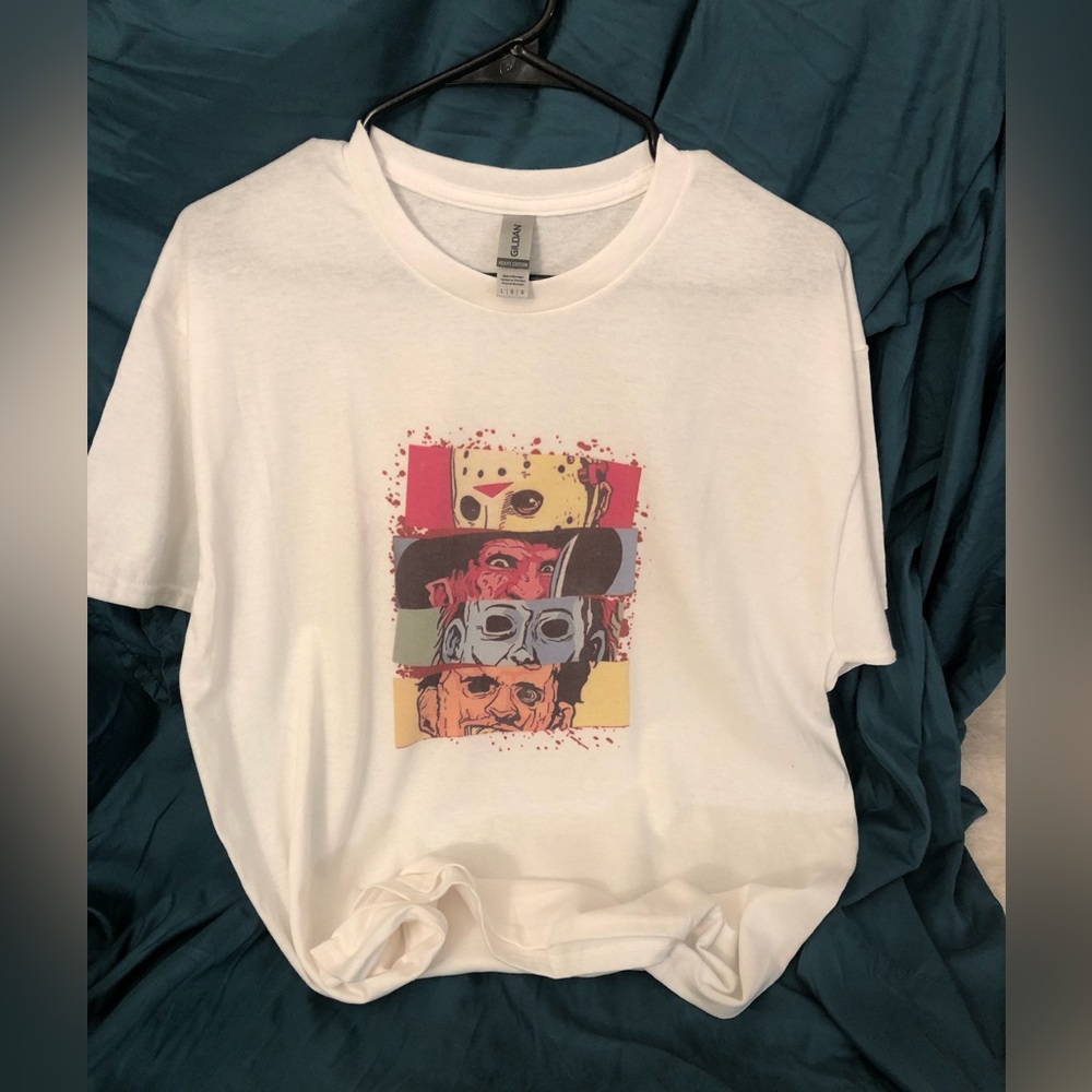 I make shirts! Colorful Halloween favorites
